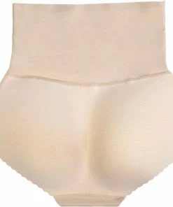 Bye Bra Naadloze Padded Slips, Hoge Taille, Butt Lift, Buikcontrole, Butt Lifter Ondergoed, Beige, L -lingerie-dames-badmode Winkel 550x558 3
