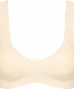 Sloggi - Dames - ZERO Feel Lace 2.0 - Bralette - Angora - XL -lingerie-dames-badmode Winkel 550x561 6