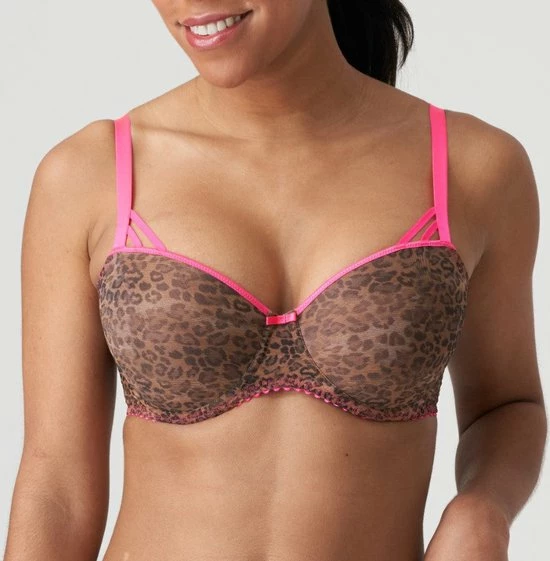 PrimaDonna Twist Cafe Plume Voorgevormde Balconette Bh 0242172 Cheetah - Maat 75D 1 PrimaDonna Twist Cafe Plume Voorgevormde Balconette Bh 0242172 Cheetah - Maat 75D