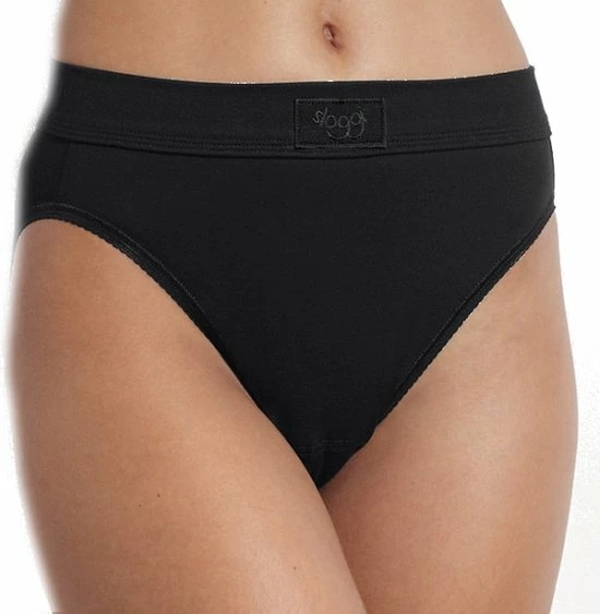 Sloggi Set Van 5x Stuks Zwarte Damesondergoed Double Comfort Tai Dames Slips, Maat: 44 2 Sloggi Set Van 5x Stuks Zwarte Damesondergoed Double Comfort Tai Dames Slips, Maat: 44 - Afbeelding 2