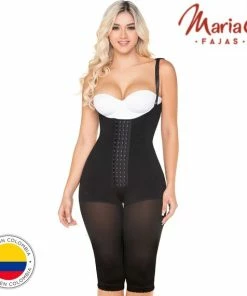 MARIAE OLFA |COLOMBIAANSE LIPO/BBL FAJA| SHAPEWEAR VAN HOGE COMPRESSIE POWERNETSTOF|EXTRA GETAILLEERD| BREDE HEUPOMVANG| CAPRI LENGTE| MAAT XL | KLEUR ZWART -lingerie-dames-badmode Winkel 550x571 2
