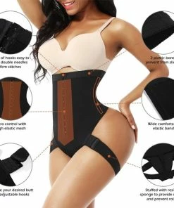 Sara Shop - Shapewear Dames - Body Shaper -Corrigerend Ondergoed String - Afslank Body - High Waist Corrigerende String - Slim Body - Correctie Ondergoed Shapewear - Body Shaper - Zwart - Maat L -lingerie-dames-badmode Winkel 550x577 5