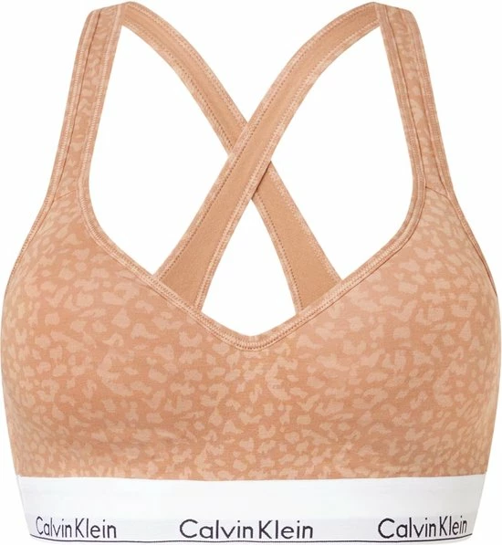 Calvin Klein Dames Bralette Lift QF1654E 796 Animal 1 Calvin Klein Dames Bralette Lift QF1654E 796 Animal