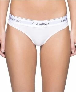 Calvin Klein - Modern Cotton String Wit - M -lingerie-dames-badmode Winkel 550x599 2
