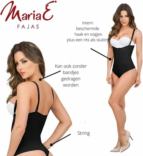MARIAE 9103 COLOMBIAANSE FIGUURCORRIGERENDE SHAPEWEAR STRINGBODY VAN HOGE COMPRESSIE POWERNETSTOF| MAAT XS | KLEUR ZWART| SHORT LENGTE 1 MARIAE 9103 COLOMBIAANSE FIGUURCORRIGERENDE SHAPEWEAR STRINGBODY VAN HOGE COMPRESSIE POWERNETSTOF| MAAT XS | KLEUR ZWART| SHORT LENGTE