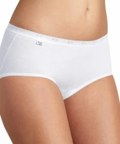 Sloggi Dames Midi Slip 6 Pack Basic+ -lingerie-dames-badmode Winkel 550x609 3