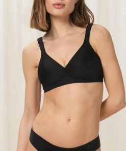 Triumph Modern Soft + Cotton N Beha - Zwart - Maat D85