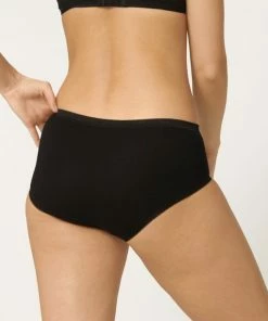 Sloggi Basic+ Dames Midi Slip - Zwart - Maat 48 -lingerie-dames-badmode Winkel 550x611 6