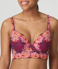 lingerie-dames-badmode Winkel 22 PrimaDonna Twist Efforia Voorgevormde Beugel Bh 0241994 Winter Blossom - Maat 85D