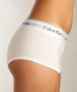 Calvin Klein Dames Modern Cotton Hipster Slip - Boyshort - Wit - Maat: S 26 Calvin Klein Dames Modern Cotton Hipster Slip - Boyshort - Wit - Maat: S -lingerie-dames-badmode Winkel 550x614 2