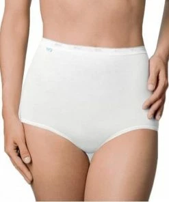 Sloggi Basic Maxi 4-Pack Dames Slip (3+1 Gratis) - 58 - Wit 12 Sloggi Basic Maxi 4-Pack Dames Slip (3+1 Gratis) - 58 - Wit -lingerie-dames-badmode Winkel 550x627 1