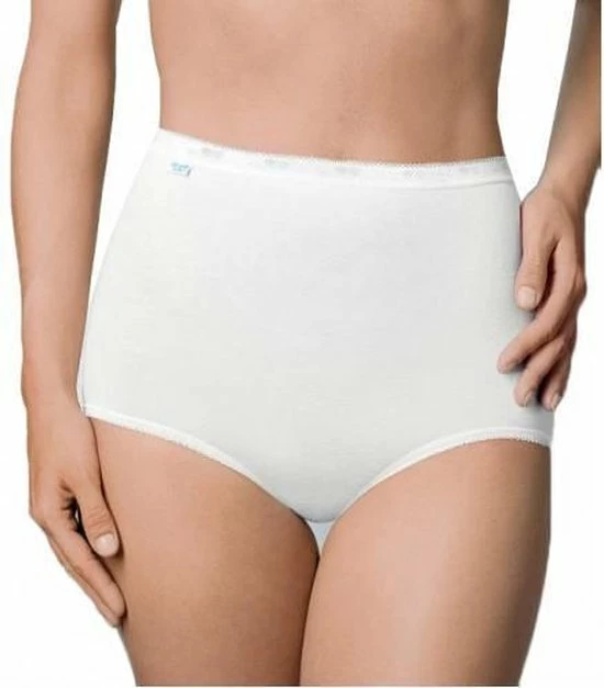 Sloggi Basic Maxi 4-Pack Dames Slip (3+1 Gratis) - 58 - Wit 6 Sloggi Basic Maxi 4-Pack Dames Slip (3+1 Gratis) - 58 - Wit - Afbeelding 6