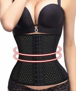 Relouka Shapewear Dames - Waist Shaper - Corset - Korset Buik - Korset Corrigerend - Zwart - Size S -lingerie-dames-badmode Winkel 550x627 3