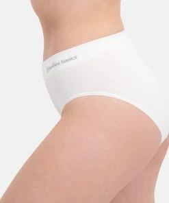 Bamboo Basics - Seamless Full Briefs Belle (3-pack) Dames - Wit - M -lingerie-dames-badmode Winkel 550x641 3