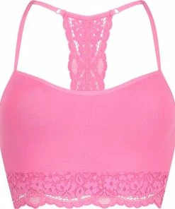 Hunkemöller Dames Lingerie Seamless Bralette Rose - Roze - Maat XS