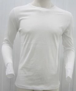 Moscow Basic Shirt - Wit - Ronde Hals - Maat XL
