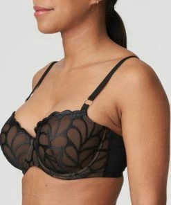 PrimaDonna Twist Aprodisia Voorgevormde Balconette Bh 0242162 Zwart - Maat 85E -lingerie-dames-badmode Winkel 550x649 1
