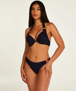 Hunkemöller Dames Badmode Voorgevormde Push-up Beugel Bikinitop Maldives - Blauw - Maat C75 -lingerie-dames-badmode Winkel 550x649 2