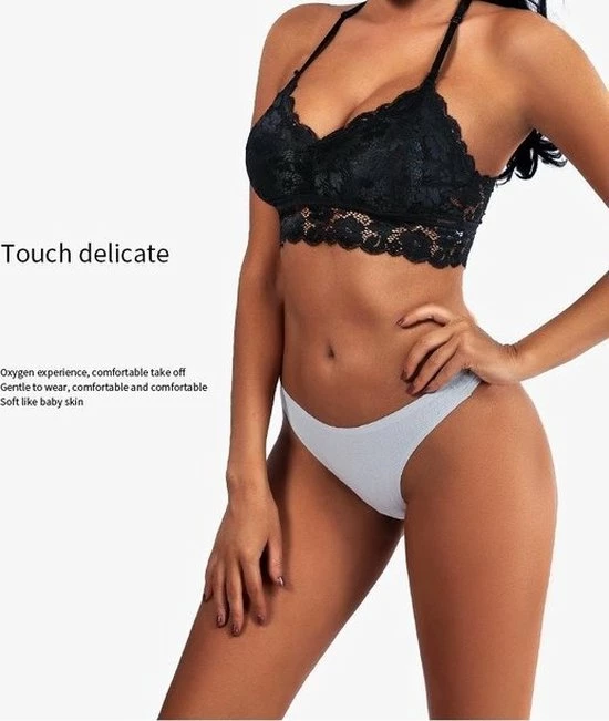 Merkloos Premie Naadloos Ademend Ondergoed - 3 Stuks/verpakking - Spoorloze Sneldrogend Strings - Premie Lingerie - Maat XL 16 Merkloos Premie Naadloos Ademend Ondergoed - 3 Stuks/verpakking - Spoorloze Sneldrogend Strings - Premie Lingerie - Maat XL - Afbeelding 16