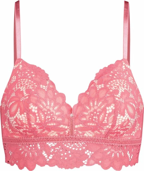 Hunkemöller Dames Lingerie Voorgevormde Longline Bh Zonder Beugel Shiloh - Roze - Maat D70 1 Hunkemöller Dames Lingerie Voorgevormde Longline Bh Zonder Beugel Shiloh - Roze - Maat D70