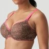 PrimaDonna Twist Cafe Plume Voorgevormde Beugel Bh 0242170 Cheetah - Maat 70F