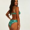 Hunkemöller Dames Badmode Bikinibroekje Bermuda Rebecca Mir - Groen - Maat 2XL