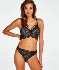 Hunkemöller Dames Lingerie String Marilee - Zwart - Maat S -lingerie-dames-badmode Winkel 550x660 181