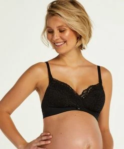 Hunkemöller Dames Lingerie Voorgevormde Voedingsbh Rose - Zwart - Maat B80 -lingerie-dames-badmode Winkel 550x660 228