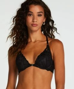 Hunkemöller Dames Lingerie Voorgevormde Beugel Bh Lillian - Zwart - Maat D80 -lingerie-dames-badmode Winkel 550x660 233