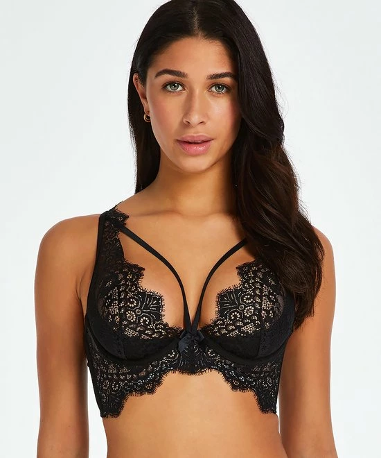 Hunkemöller Dames Lingerie Niet-voorgevormde Beugel Bh Marilee - Zwart - Maat B75 7 Hunkemöller Dames Lingerie Niet-voorgevormde Beugel Bh Marilee - Zwart - Maat B75 - Afbeelding 7