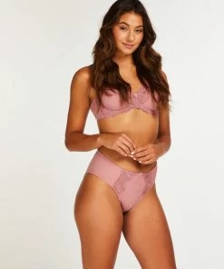 Hunkemöller Dames Lingerie Hoge Slip Diva - Roze - Maat L -lingerie-dames-badmode Winkel 550x660 65