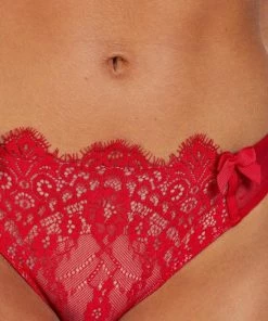 Hunkemöller Dames Lingerie String Marilee - Rood - Maat XS -lingerie-dames-badmode Winkel 550x660 67