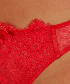 Hunkemöller Dames Lingerie String Marilee - Rood - Maat XS -lingerie-dames-badmode Winkel 550x660 71