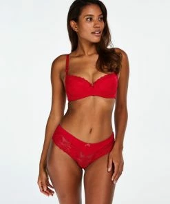 Hunkemöller Dames Lingerie Voorgevormde Beugel Bh Maya - Rood - Maat E80 -lingerie-dames-badmode Winkel 550x661 3