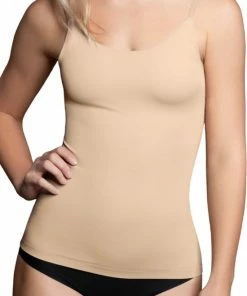 Bye Bra Invisible Corrigerend Hemdje, Shapewear Tanktop, Verstelbare Bandjes, Corrigerend Ondergoed Voor Dames, Beige, S -lingerie-dames-badmode Winkel 550x666 1