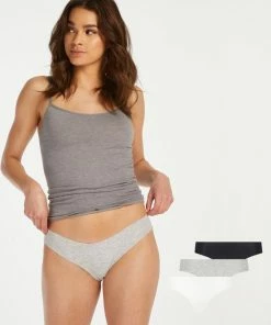 Hunkemöller Dames Lingerie 3-pack Invisible String - Grijs - Maat S 8 Hunkemöller Dames Lingerie 3-pack Invisible String - Grijs - Maat S -lingerie-dames-badmode Winkel 550x674 3