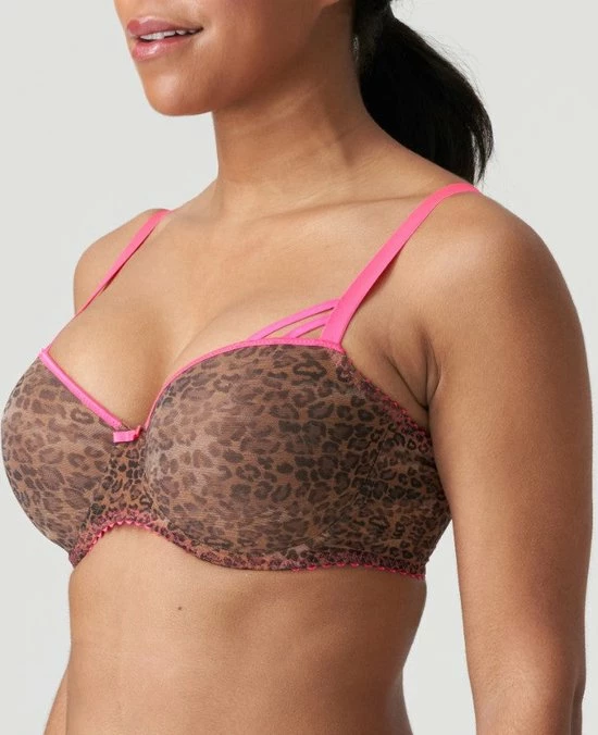 PrimaDonna Twist Cafe Plume Voorgevormde Balconette Bh 0242172 Cheetah - Maat 75D 2 PrimaDonna Twist Cafe Plume Voorgevormde Balconette Bh 0242172 Cheetah - Maat 75D - Afbeelding 2