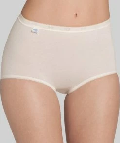 Sloggi Basic Maxi Dames Slip - Ivoor - Maat 52 -lingerie-dames-badmode Winkel 550x681 2