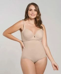 Leonisa Verstelbare High Waist Slip | Nude -lingerie-dames-badmode Winkel 550x687 5