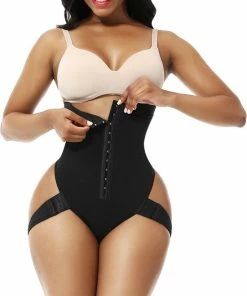 Sara Shop - Shapewear Dames - Body Shaper -Corrigerend Ondergoed String - Afslank Body - High Waist Corrigerende String - Slim Body - Correctie Ondergoed Shapewear - Body Shaper - Zwart - Maat L -lingerie-dames-badmode Winkel 550x689 36