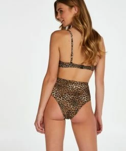 Hunkemöller Dames Badmode Voorgevormde Beugel Bikinitop Leopard - Bruin - Maat D75 -lingerie-dames-badmode Winkel 550x693 5