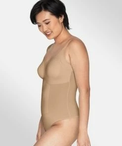 Maidenform Power Players Bodysuit Firm Control Vrouwen Body - Beige - Maat 2XL -lingerie-dames-badmode Winkel 550x696 5