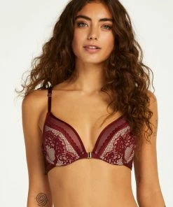 Hunkemöller Dames Lingerie Voorgevormde Push-up Beugel Bh Malika - Rood - Maat D80 -lingerie-dames-badmode Winkel 550x700 4