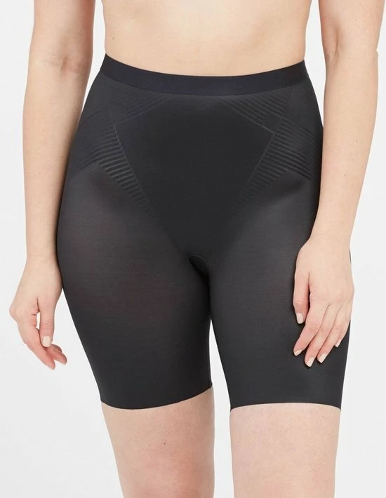 Spanx Thinstincts 2.0 Mid Thigh Short - Zwart- Maat S 1 Spanx Thinstincts 2.0 Mid Thigh Short - Zwart- Maat S