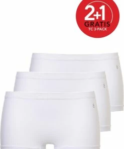 Ten Cate Short 3Pack Basic Wit - Maat M -lingerie-dames-badmode Winkel 550x711 1