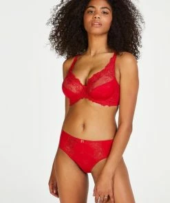 Hunkemöller Dames Lingerie Niet-voorgevormde Beugel Bh Diva - Rood - Maat F80 -lingerie-dames-badmode Winkel 550x722