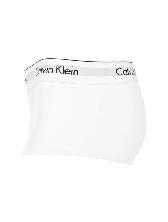 Calvin Klein Dames Modern Cotton Hipster Slip - Boyshort - Wit - Maat: S 2 Calvin Klein Dames Modern Cotton Hipster Slip - Boyshort - Wit - Maat: S - Afbeelding 2