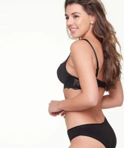 LingaDore - Daily T-Shirt Gel BH Zwart - Maat 65D - Zwart - Push Up Bh - Maximizer Bh - Dames -lingerie-dames-badmode Winkel 550x732