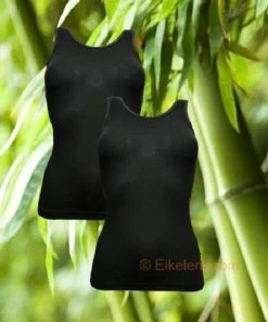 Boru Bamboo | MAAT XXL | 2-pack Dames Hemd | Zwart