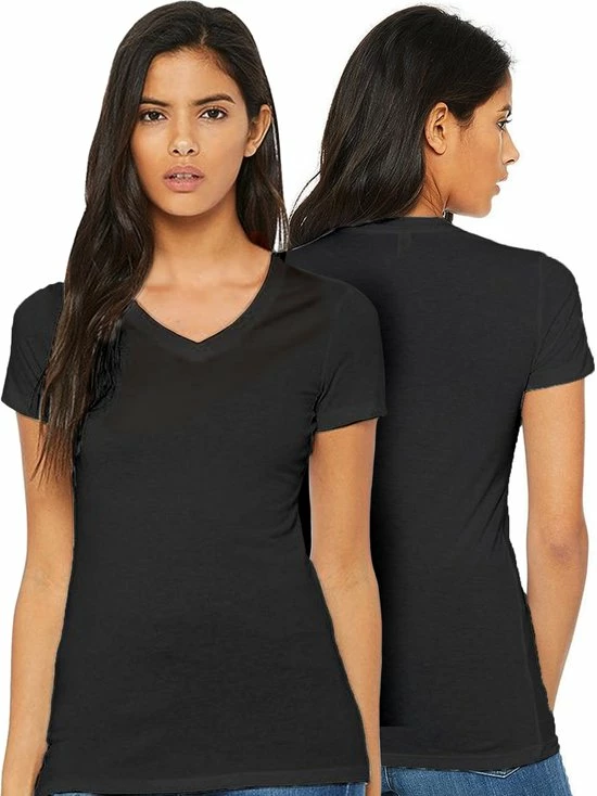 Anti Zweet Shirt - V-Hals – Krexs - Ingenaaide Okselpads – Anti Transpirant – Ondershirt - Zwart - Dames 1 Anti Zweet Shirt - V-Hals – Krexs - Ingenaaide Okselpads – Anti Transpirant – Ondershirt - Zwart - Dames